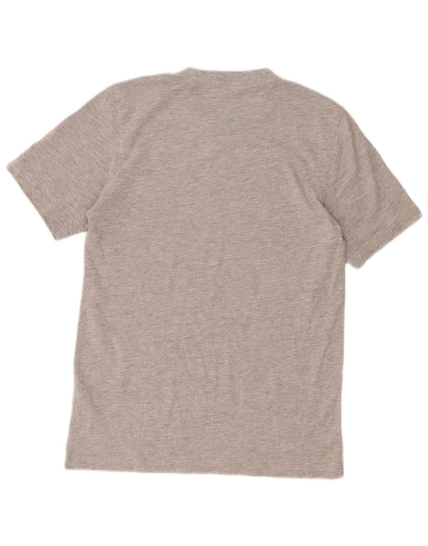 Adidas Herre Grafisk T-Shirt Top Lille Grå Bomuld