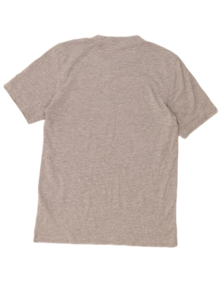 Adidas Herre Grafisk T-Shirt Top Lille Grå Bomuld