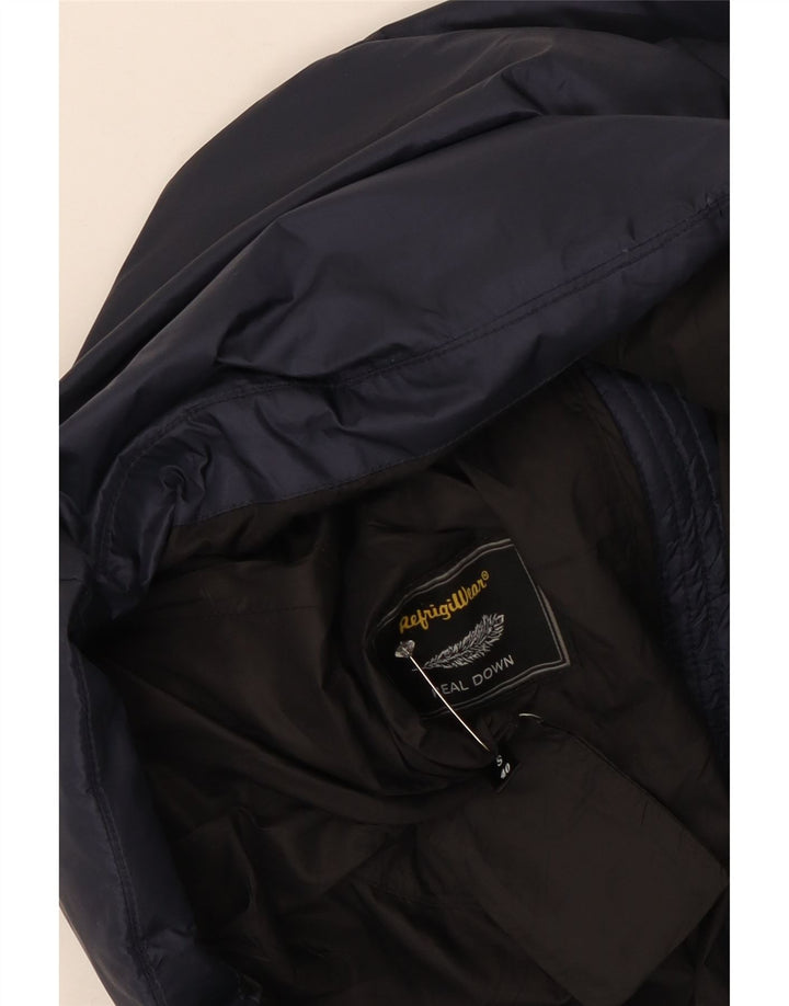 Refrigiwear Dame Hooded Polstret Jakke IT 40 Small Navy Blue