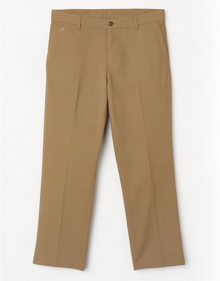 Adidas Herre Climalite Straight Chino Bukser W34 L30 Beige Polyester