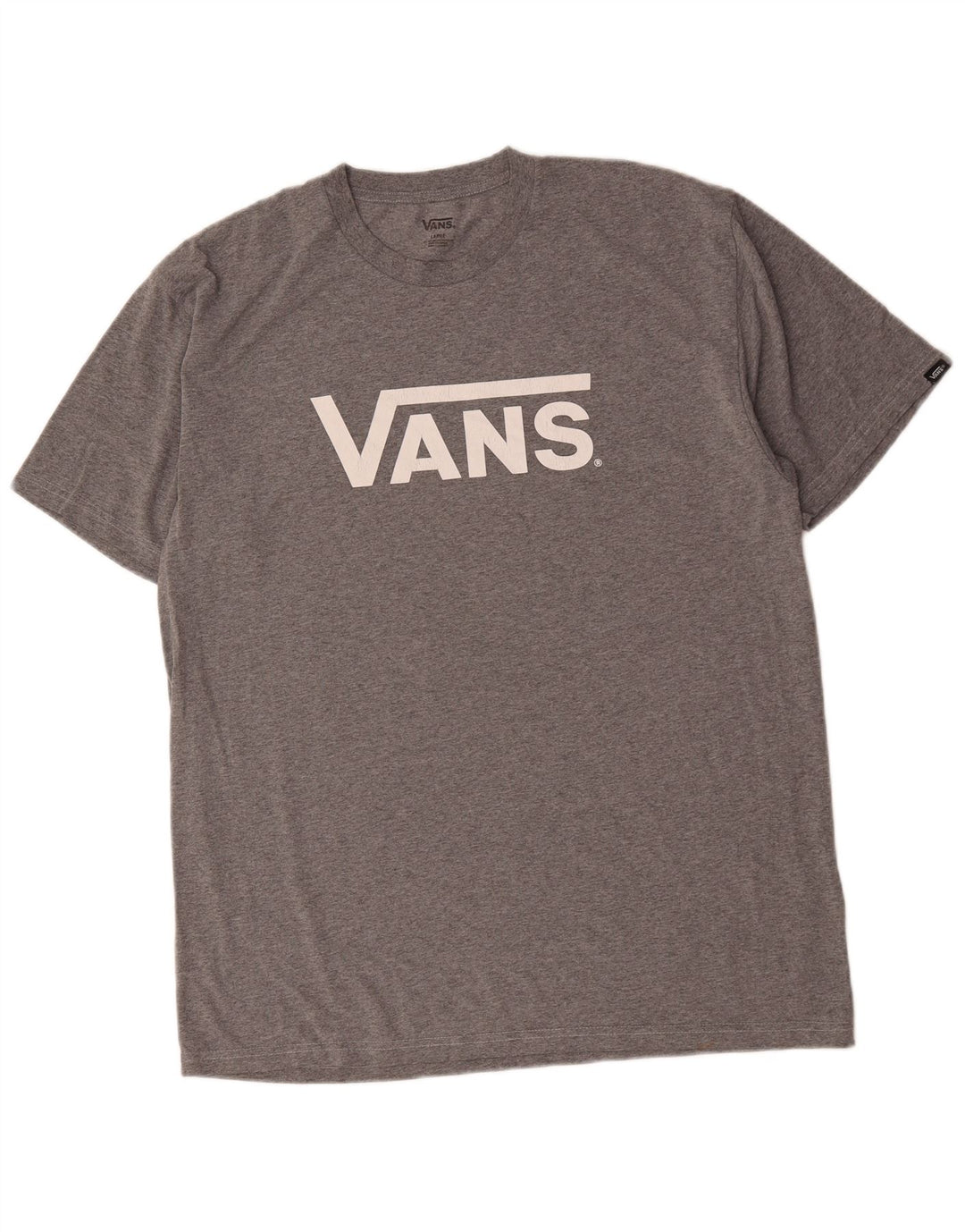 Vans Herre Grafisk T-Shirt Top Stor Grå Bomuld