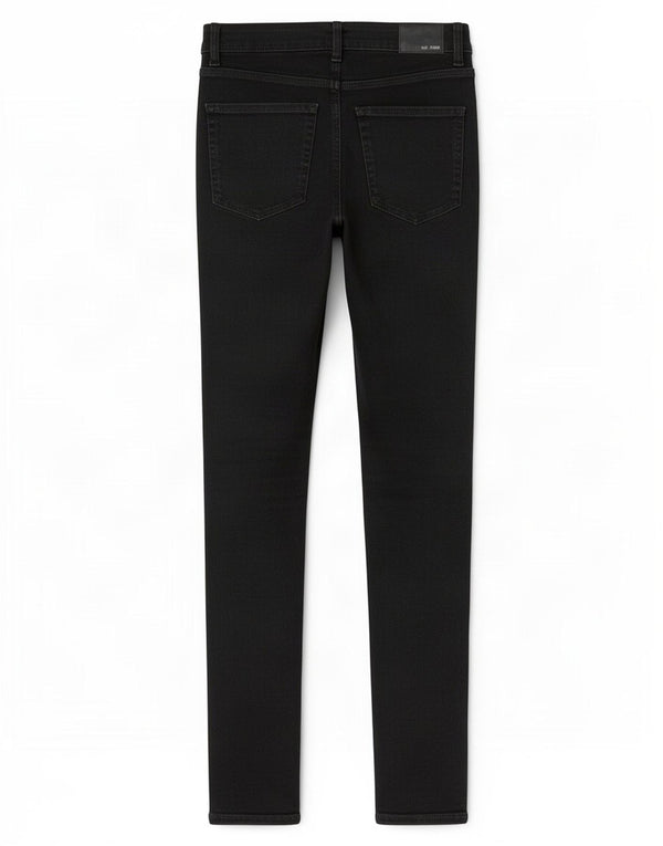 Marks & Spencer Womens Ivy Skinny Jeans UK 10 Small W27 L28 Black Cotton