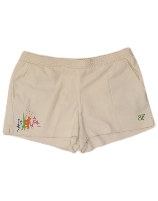 Belfe & Belfe Herre grafiske sportsshorts UK 42 Large White
