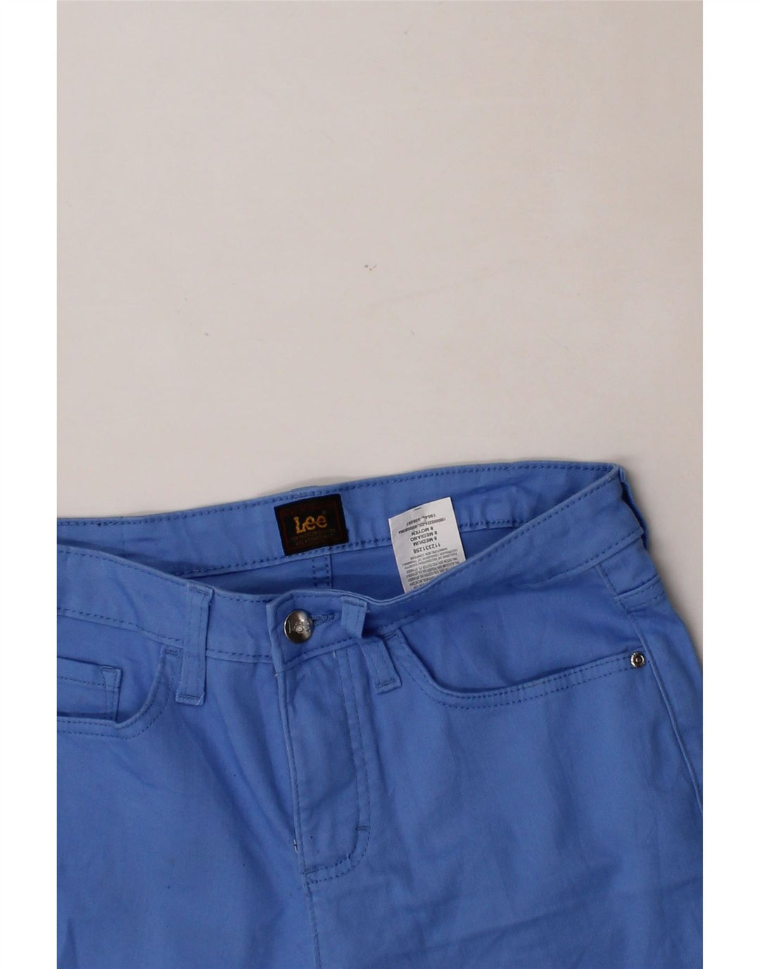 LEE Womens Casual Shorts US 8 Medium W30 Blue Cotton Vintage Lee and Second-Hand Lee from Messina Hembry 