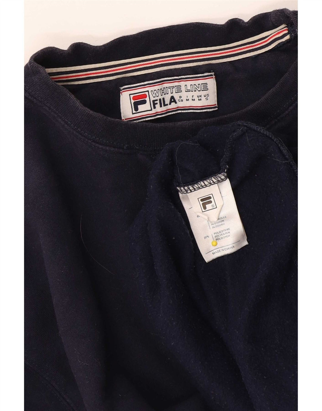 Fila Sweatshirt til mænd Medium marineblå bomuld
