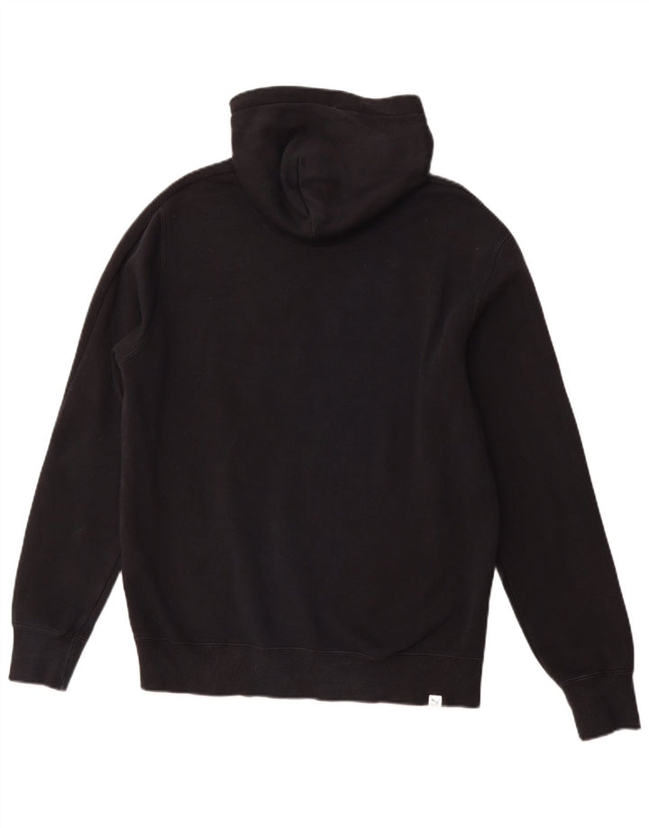 PUMA Grafisk hættetrøje til mænd Medium Sort Bomuld Sports