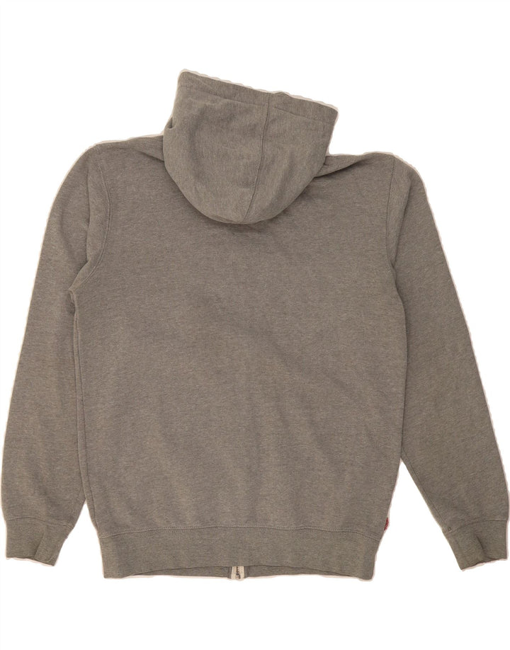 VANS Mens Zip Hoodie Sweater Small Grey Cotton Vintage Vans and Second-Hand Vans from Messina Hembry 