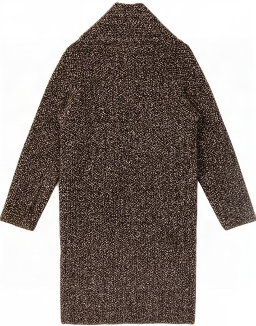 Zara Womens Oversized Open Overcoat UK 10 Small Grå Akryl