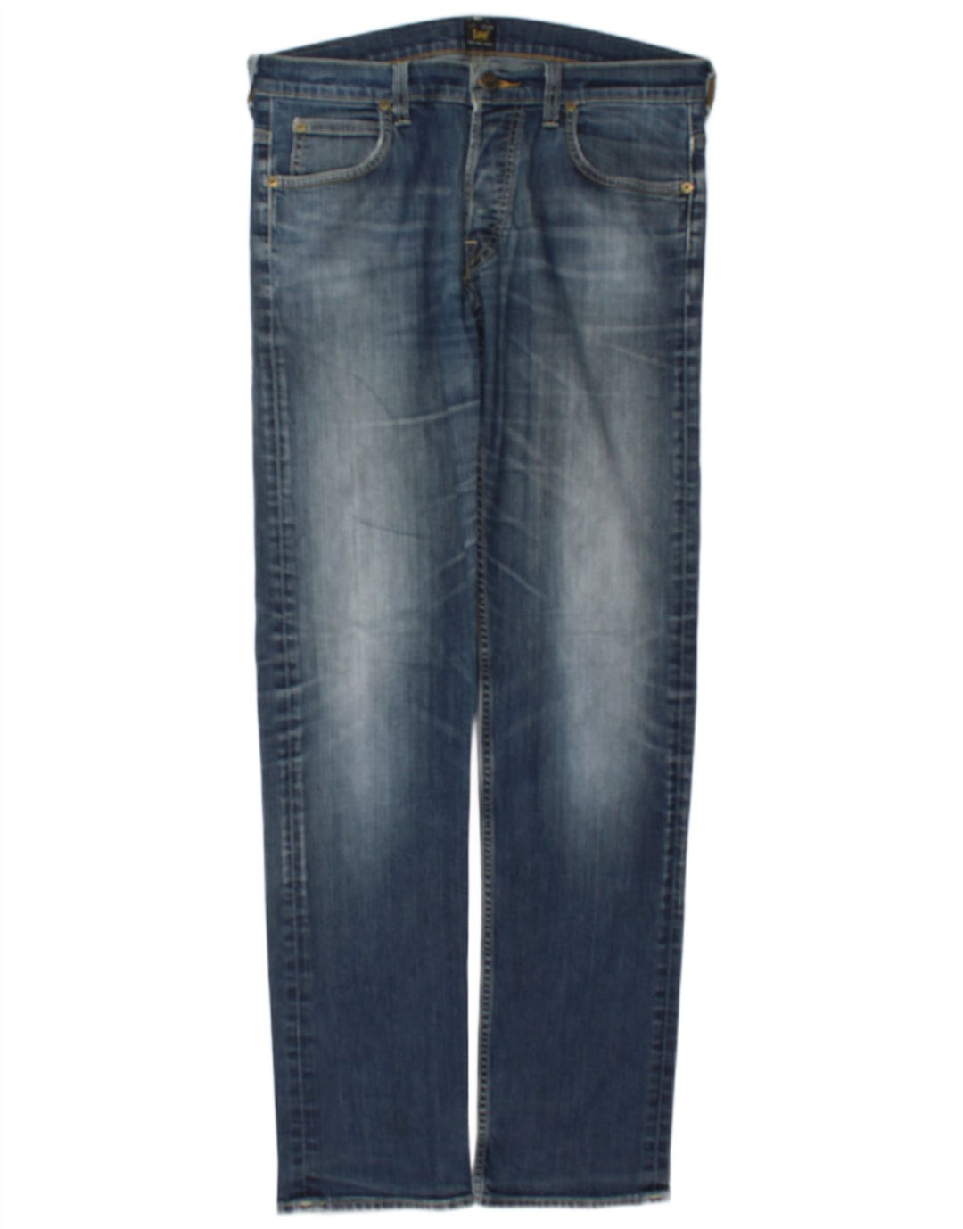 Lee Mens Powell Slim Jeans W33 L34 Blå Bomuld