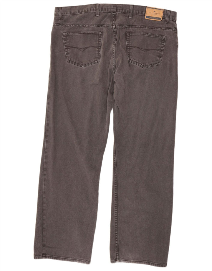 Marks & Spencer Herre Blue Harbor Straight Jeans W42 L31 Grå Bomuld