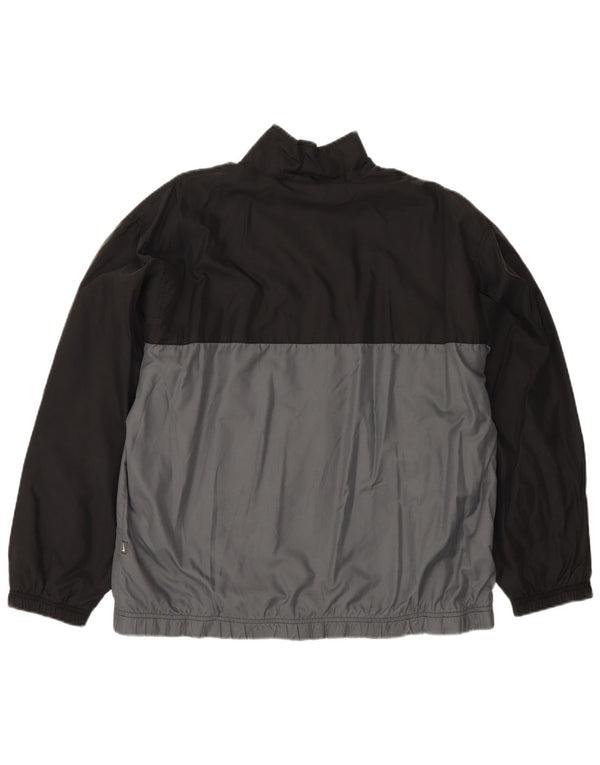 Nike Træningsdragt til mænd, topjakke UK 39/41 Medium Grey Colourblock Polyester