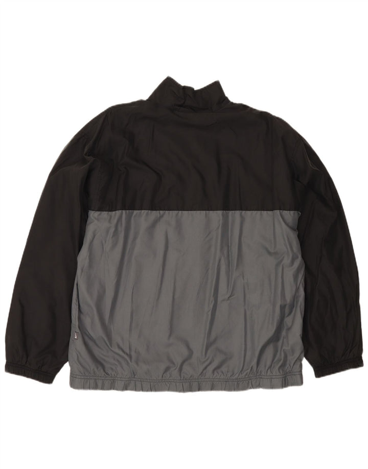 Nike Træningsdragt til mænd, topjakke UK 39/41 Medium Grey Colourblock Polyester