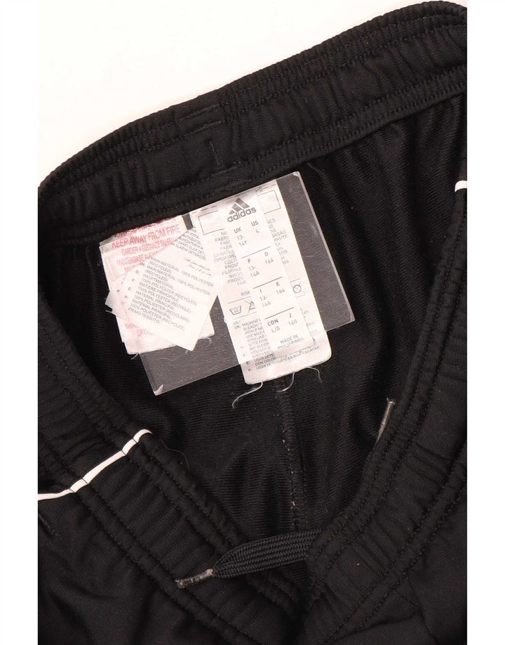 Adidas Drenge Træningsdragt Bukser Joggers 13-14 år Sort Polyester