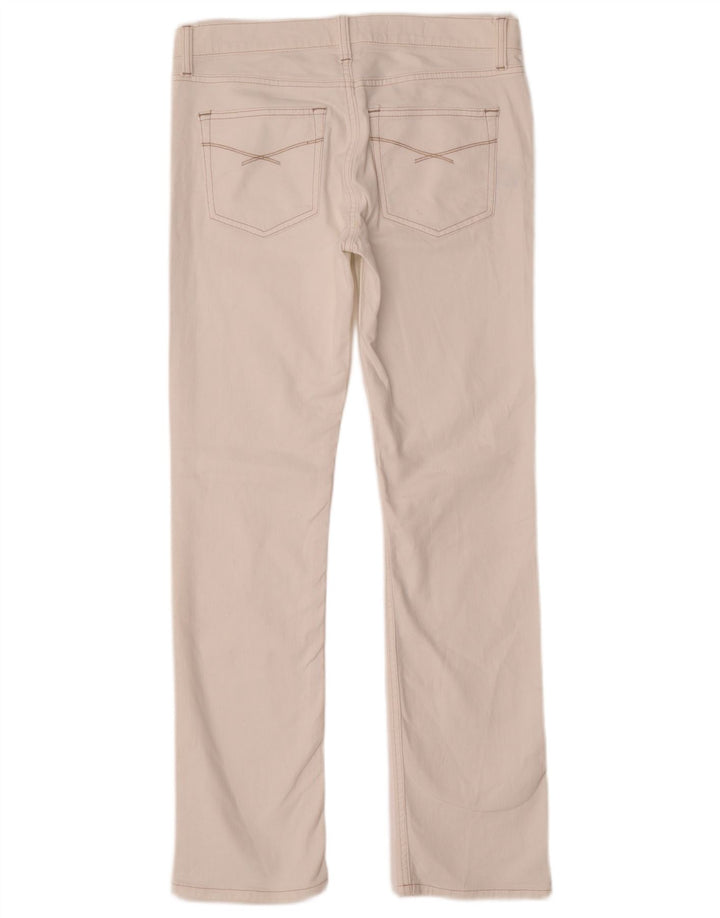 Gap lige damejeans W28 L32 hvid bomuld