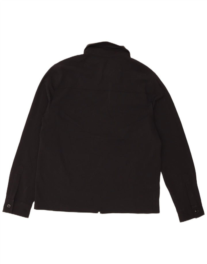 Zara Herre Overshirt Skjorte XL Sort Polyester