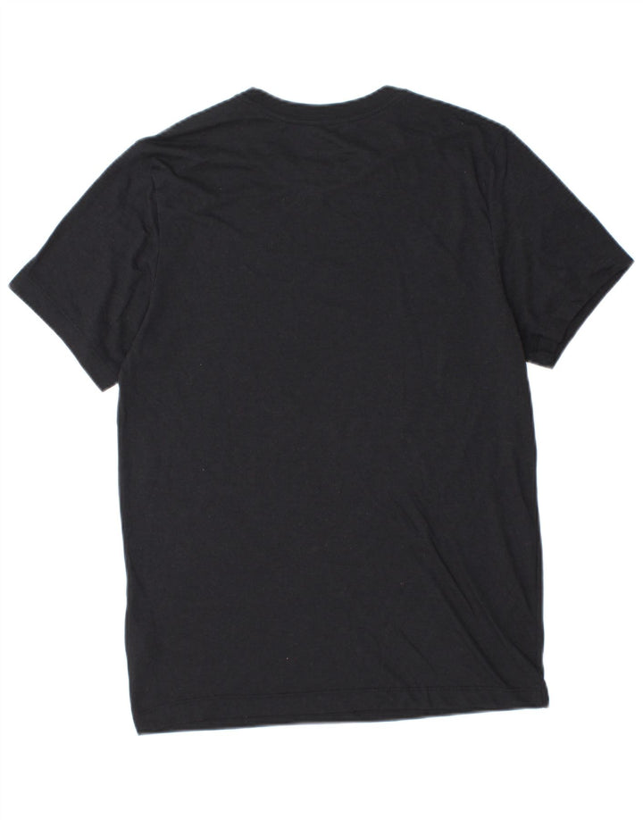 Nike Herre Dri Fit grafisk T-shirt top lille sort polyester
