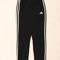 ADIDAS Boys Tracksuit Trousers 11-12 Years  Black Polyester Vintage Adidas and Second-Hand Adidas from Messina Hembry 