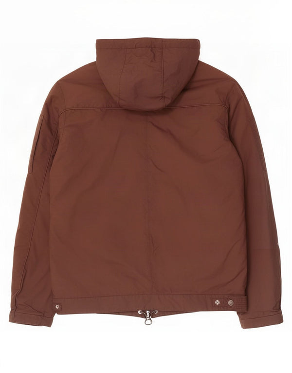 North Sails Herre hættepolstret jakke UK 42 XL Brun Nylon