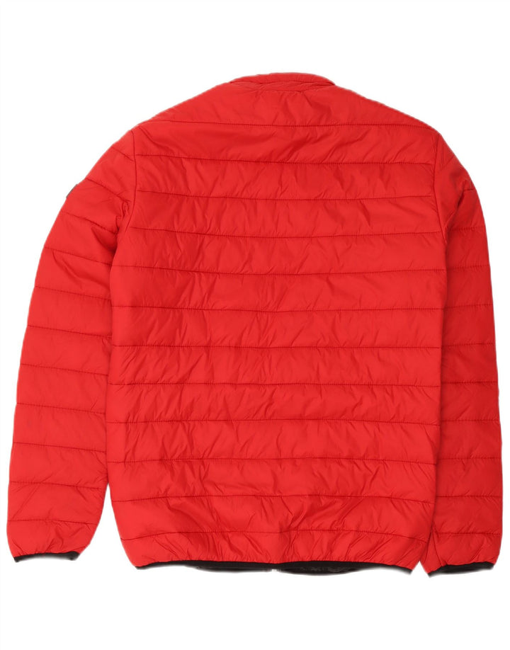 Jack & Jones herre polstret jakke UK 36 Lille rød
