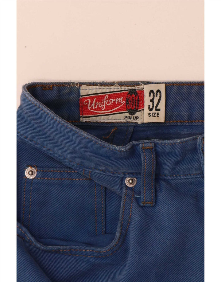 Uniform Kvinder tilspidsede jeans W32 L28 Blå Bomuld