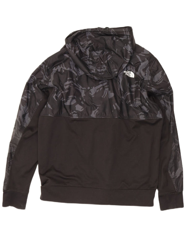 The North Face Herre grafisk hættetrøje med lynlås Stor sort Camouflage