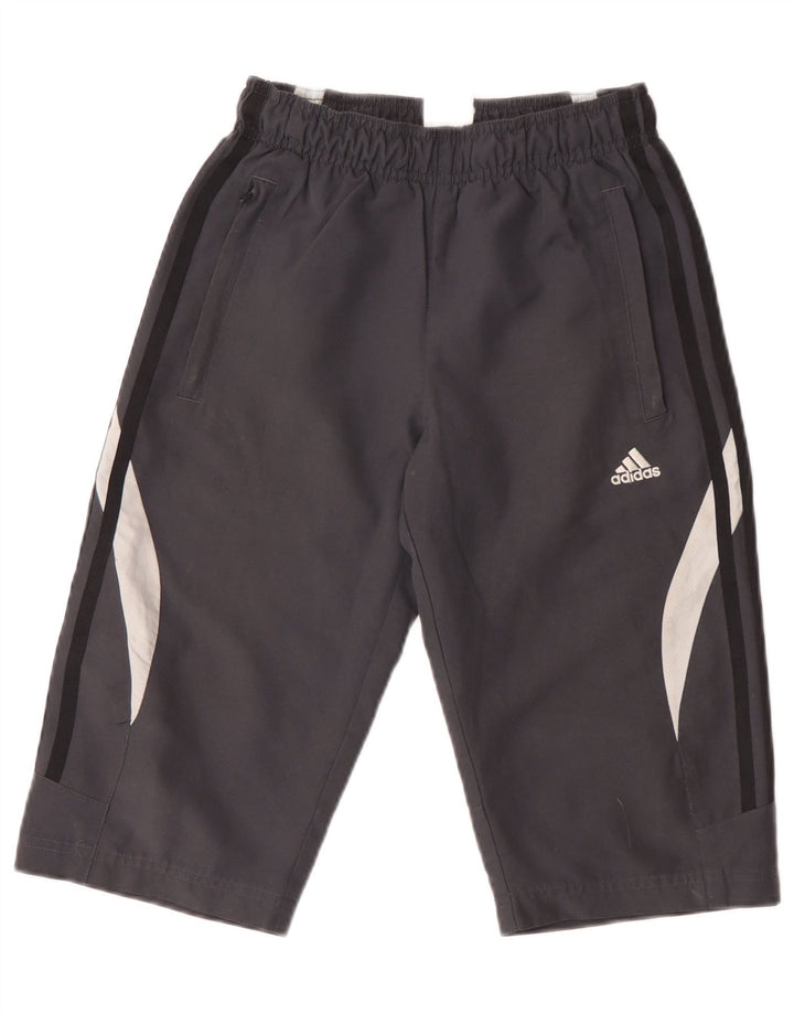 Adidas Boys Bermuda Sportshorts 9-10 år Grå Colourblock Polyester