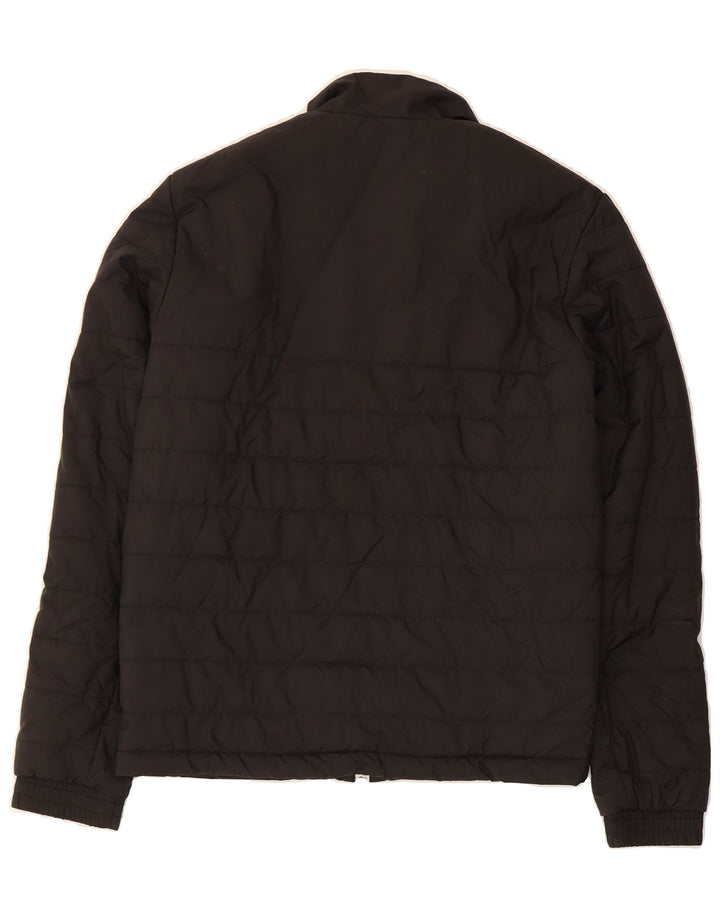 ADIDAS Mens Padded Jacket UK 36 Small Black Polyester Vintage Adidas and Second-Hand Adidas from Messina Hembry 
