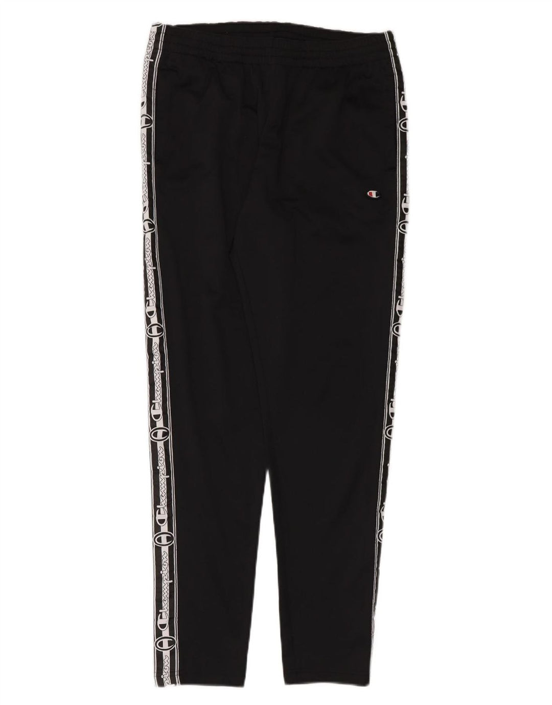 Champion Herre grafisk træningsdragt Bukser Joggers Medium Sort Colourblock
