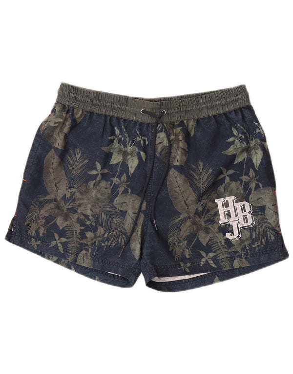 Harmont & Blaine Herre grafiske svømmeshorts Medium Navy Blue Floral