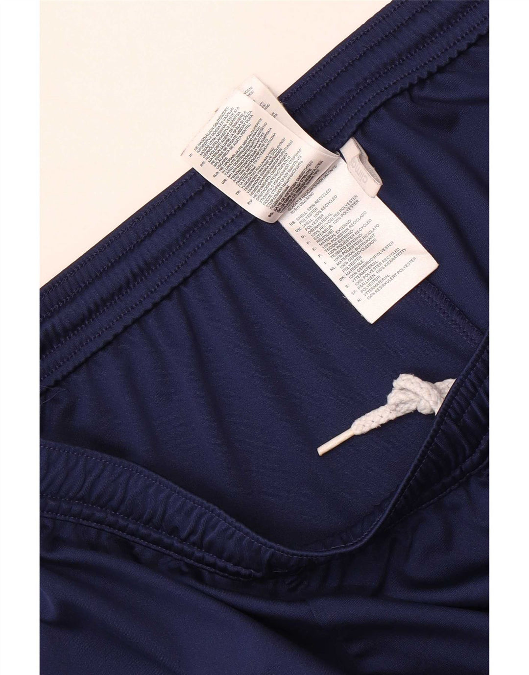 Adidas Herre Climalite Sportshorts Large Navy Blue Colourblock Polyester