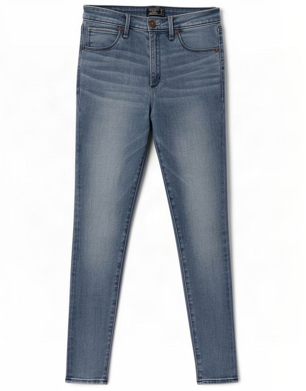 Abercrombie & Fitch Womens High Rise Skinny Jeans US 2 XS W26 L26 Blue