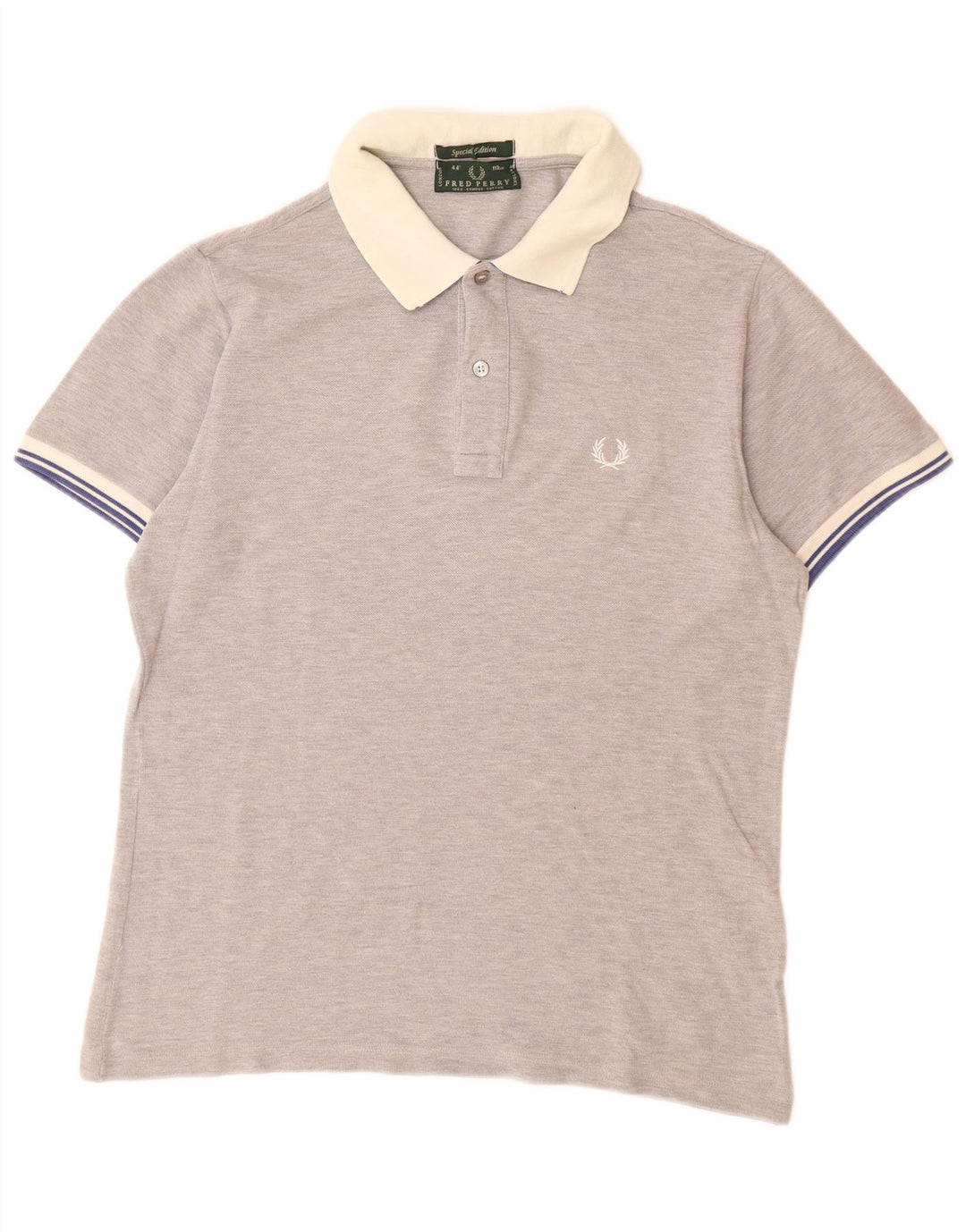 FRED PERRY Poloshirt til mænd mellemgrå bomuld