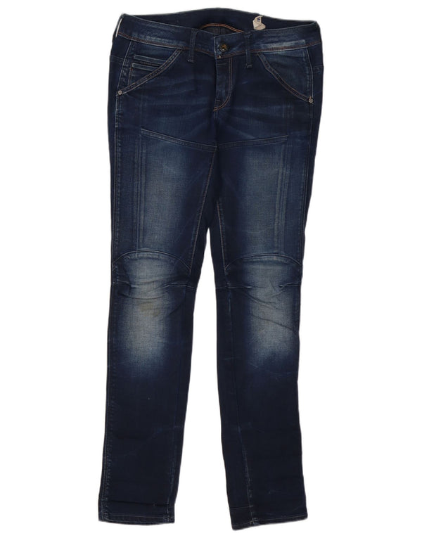 G-Star Dame Slim Jeans W27 L32 Marineblå Bomuld