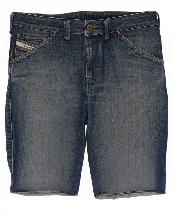 Diesel Dame Denim Shorts W32 Large Blue