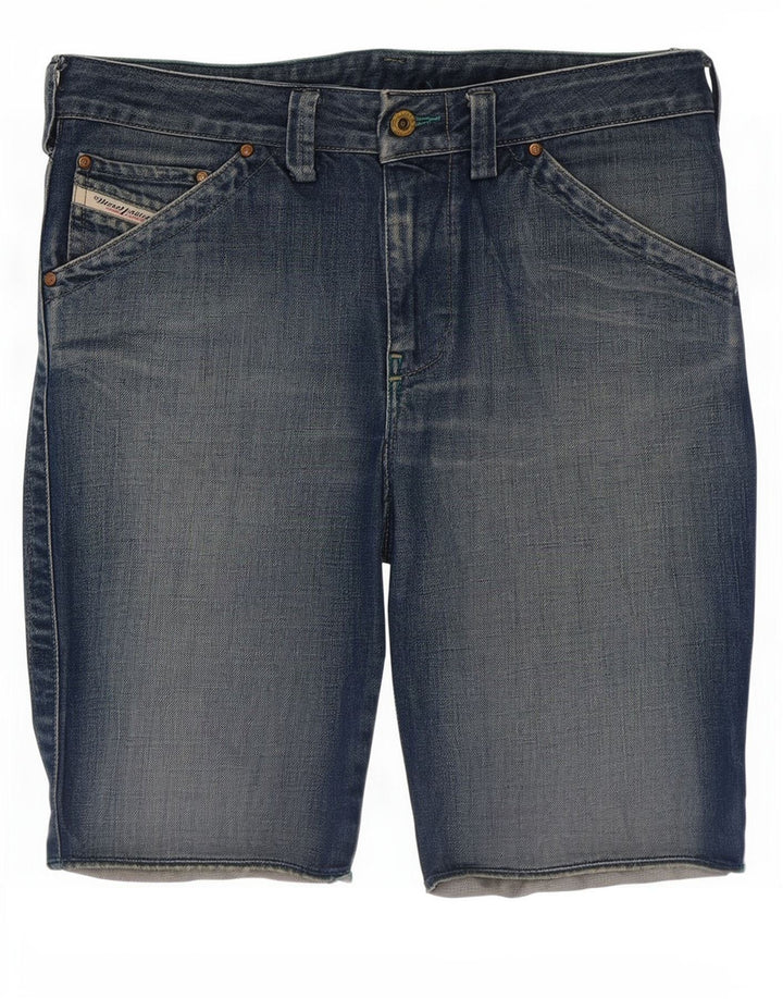 Diesel Dame Denim Shorts W32 Large Blue
