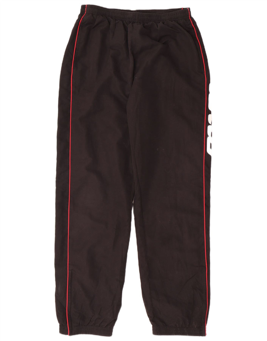 LOTTO Womens Graphic Tracksuit Trousers Joggers UK 12 Medium  Black