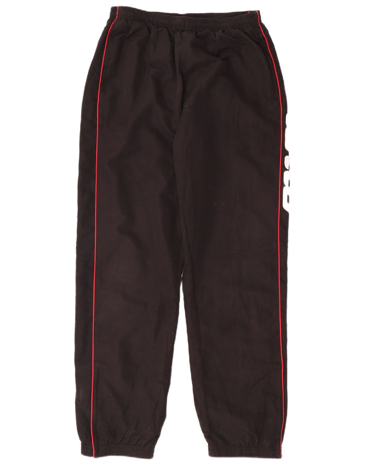 LOTTO Womens Graphic Tracksuit Trousers Joggers UK 12 Medium  Black