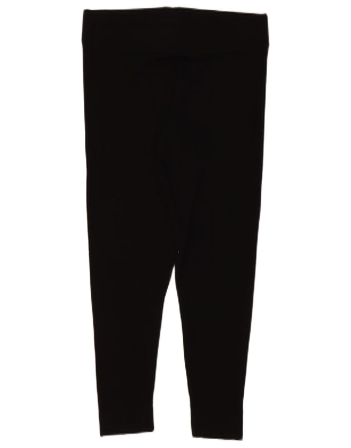 Marks & Spencer Womens Leggings UK 14 Large Black Viscose