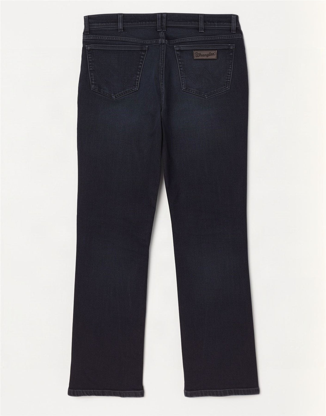 Wrangler Herre Texas Straight Jeans W36 L32 Marineblå Bomuld