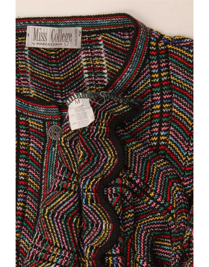 College By Marcazzani Womens Cardigan Sweater UK 14 Medium Multicolored