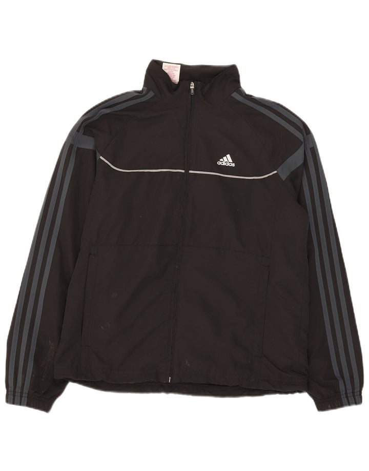 Adidas Boys Climalite træningsdragt topjakke 13-14 år Grå polyester