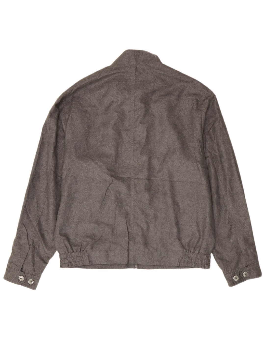 Marks & Spencer Bomber Jacket UK 38 Medium Sølv Polyester