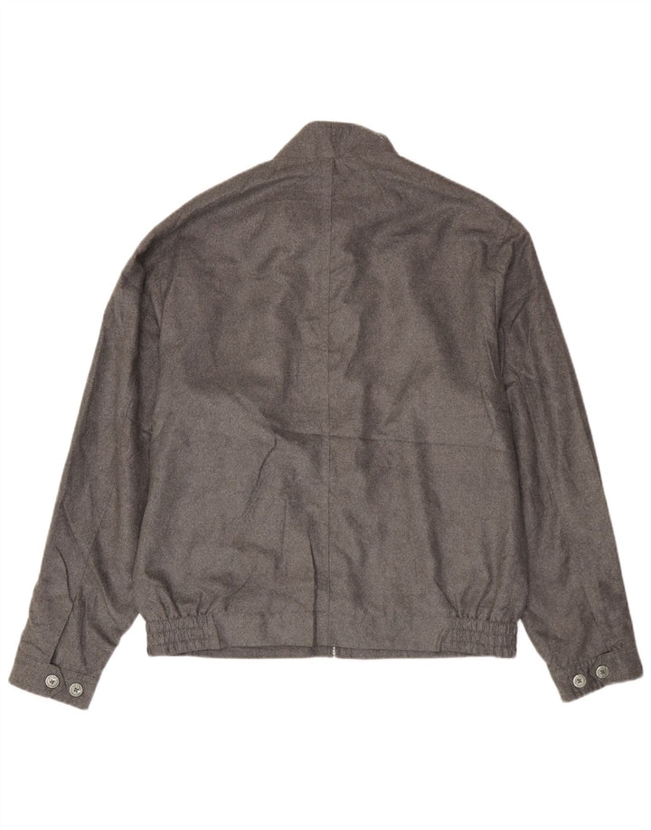 Marks & Spencer Bomber Jacket UK 38 Medium Sølv Polyester