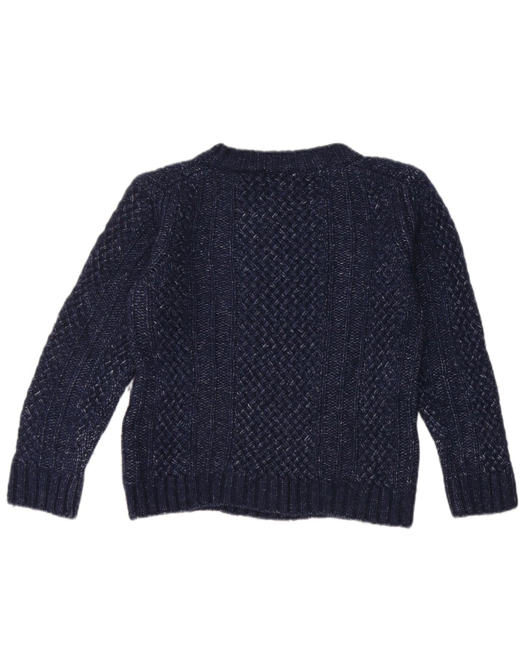 Massimo Dutti Dame Boat Neck Jumper Sweater UK 12 Medium Navy Blue