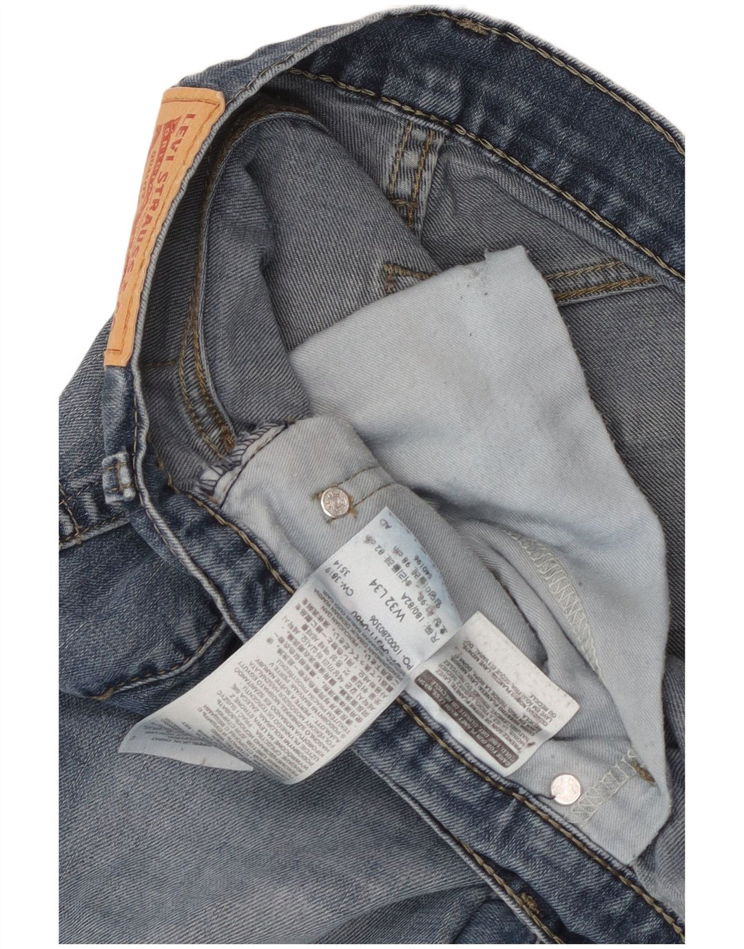 Levi's Dame 511 Slim Jeans W32 L34 Blå Bomuld