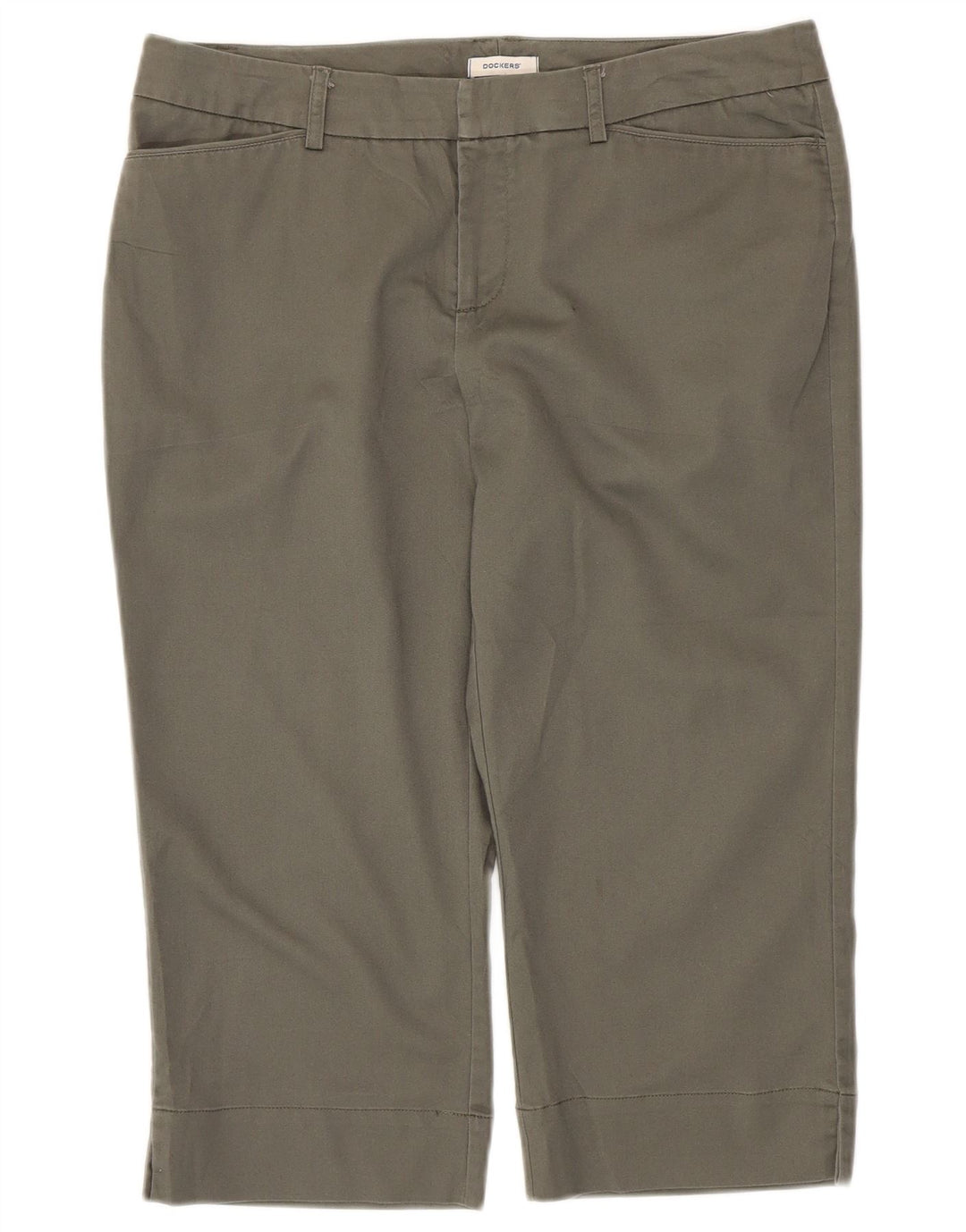 Dockers Dame Capri Bukser US 10 Large W34 L20 Grå Bomuld
