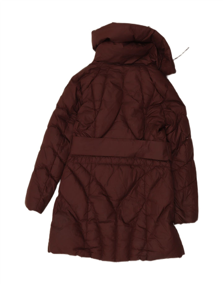 GUESS Womens Padded Coat UK 16 Large Brown Nylon