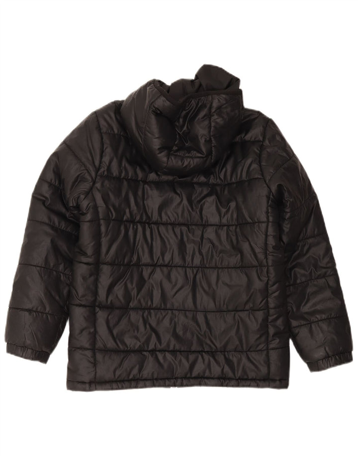 Adidas drenge hættejakke polstret 11-12 år sort polyester