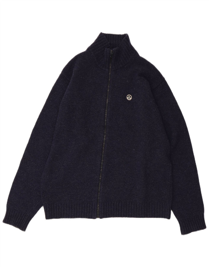NORTH SAILS Herre Cardigan Sweater Lille Marineblå Uld