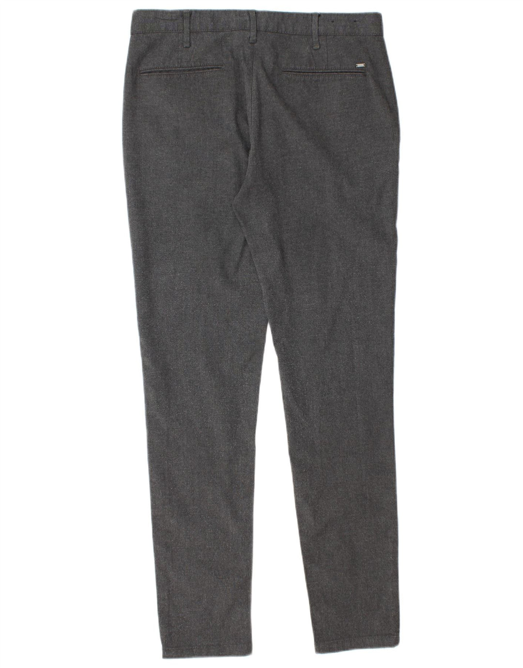 Zara Herre Slim Chino Bukser EU 40 Medium W31 L30 Grå Polyester